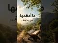 ما أعظمها من بداية… فيها رحمة وهيبة