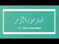 تدبر سورة الزمر: الحلقة الرابعة { آية 36 - 41 }